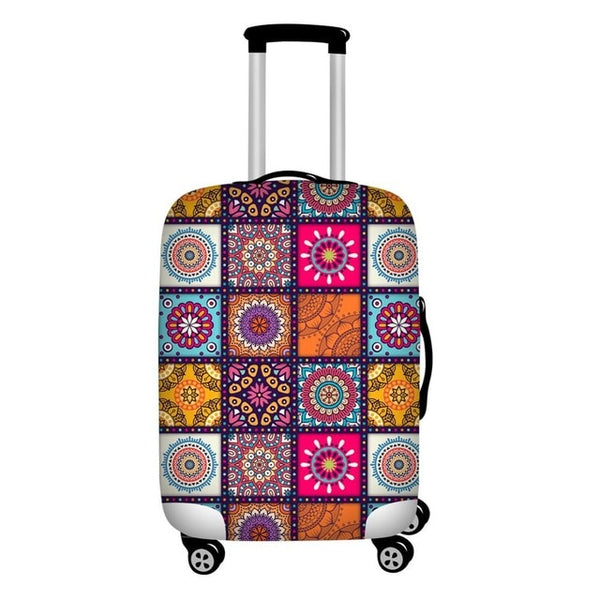 Twoheartsgirl Stretch Paris Print Travel Luggage Covers for 18''-32''