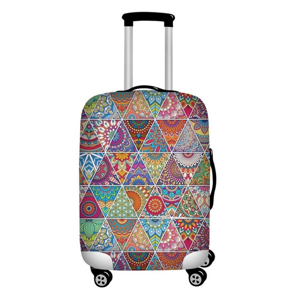 Twoheartsgirl Stretch Paris Print Travel Luggage Covers for 18''-32''